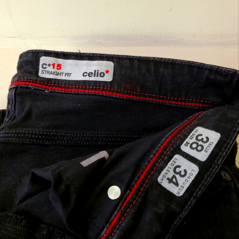Cielo Jeans, 38/34 European Sizing, Black